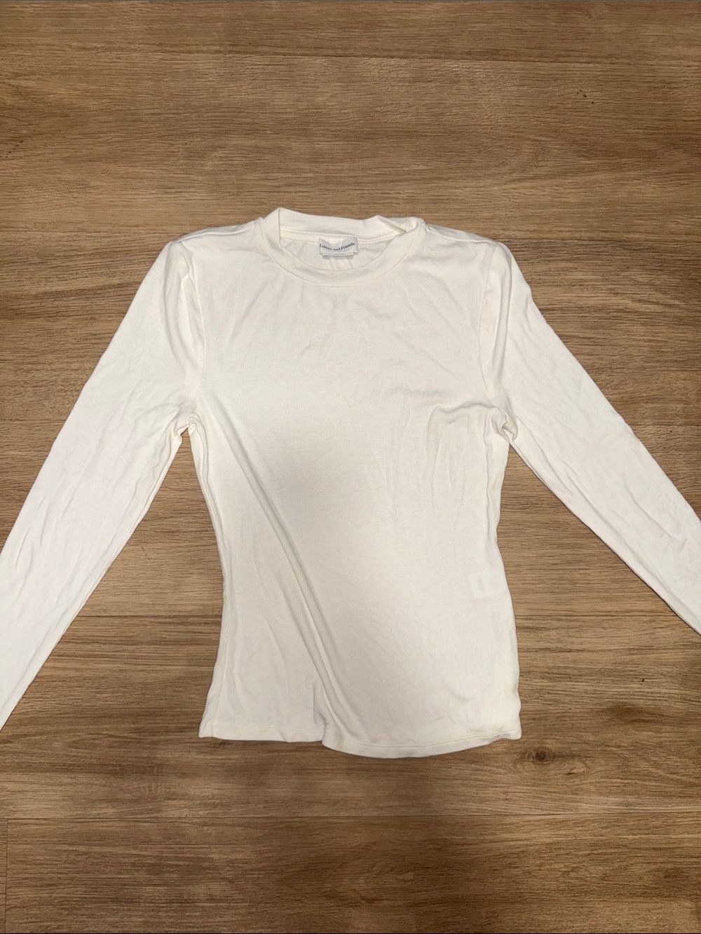 Lovers and friends white long sleeve tee